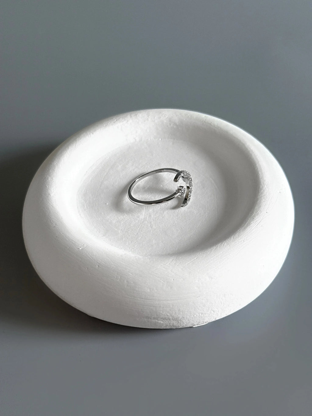 925 Sterling Silver Moon & Star Adjustable Ring – Sparkle Like the Night Sky